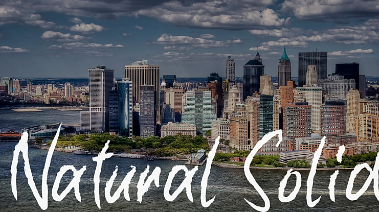 Natural Solid Font Family