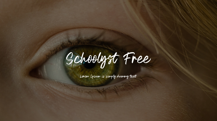 Schoolyst Free Font