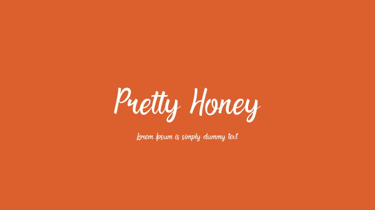 Pretty Honey Font