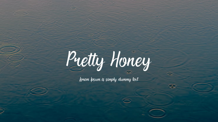 Pretty Honey Font
