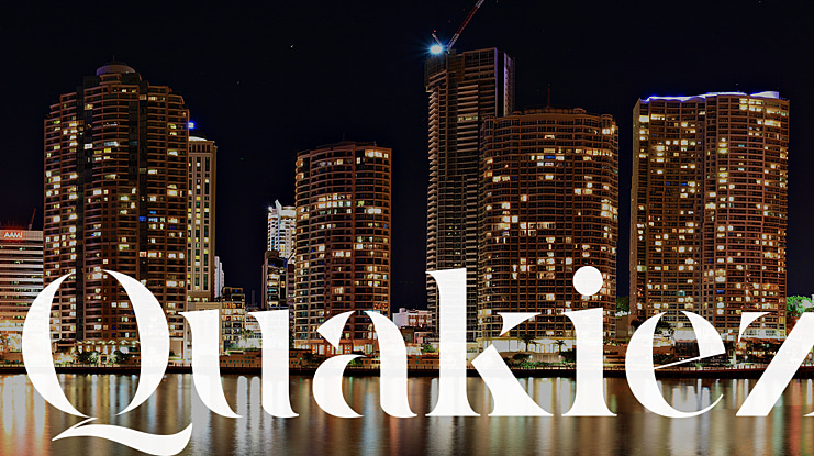 Quakiez Font