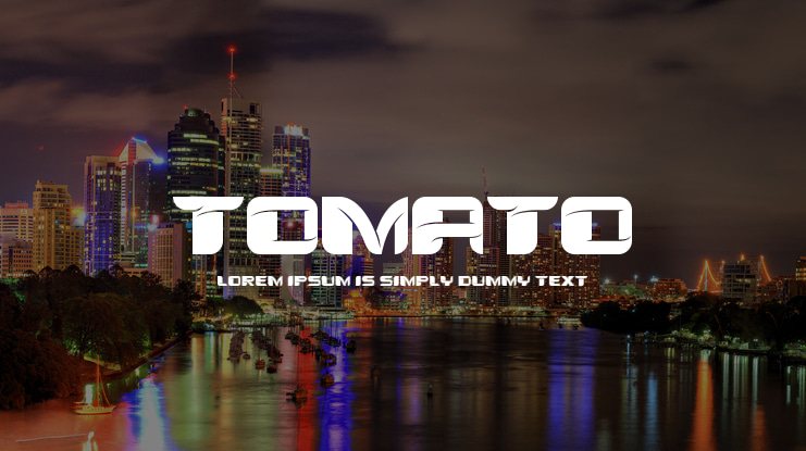 Tomato Font