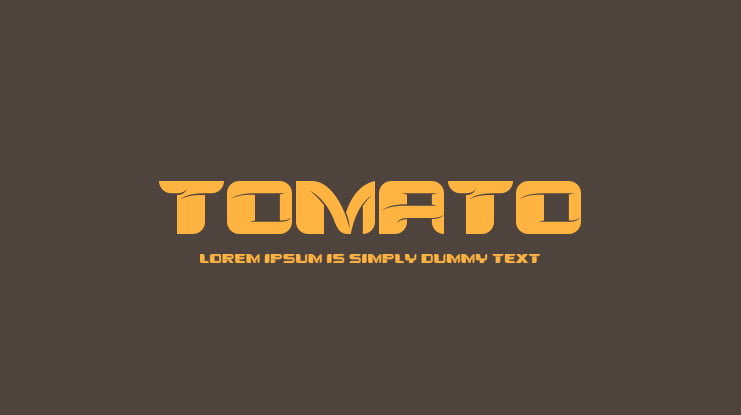 Tomato Font
