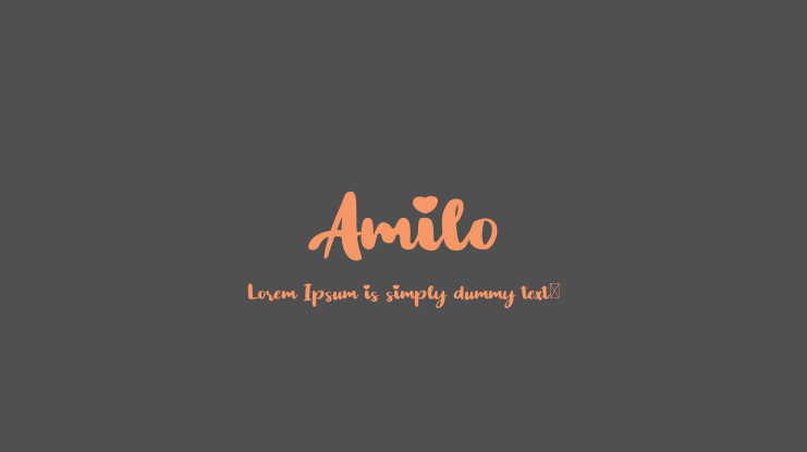 Amilo Font