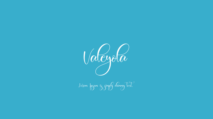 Valeyola Font