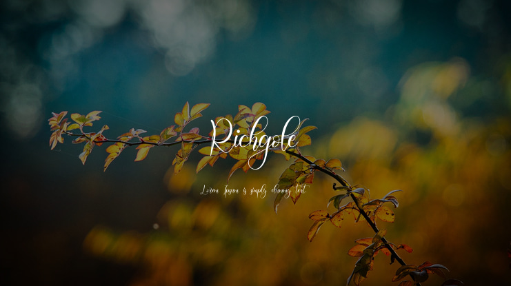 Richgole Font