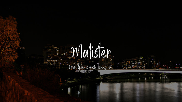 Malister Font