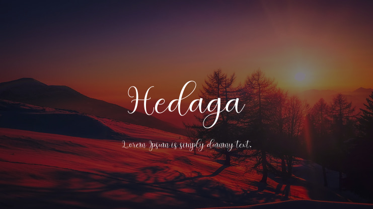 Hedaga Font
