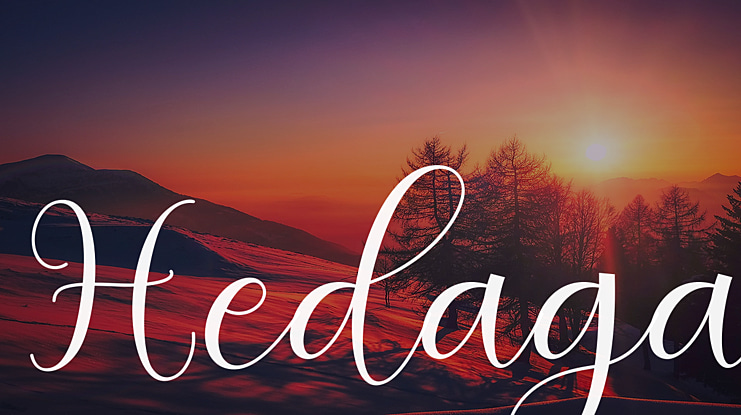 Hedaga Font