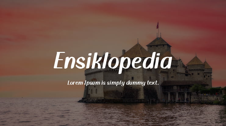 Ensiklopedia Font