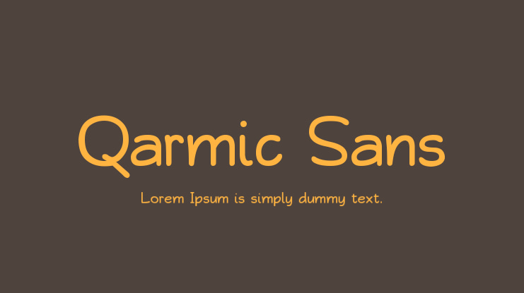 Qarmic Sans Font