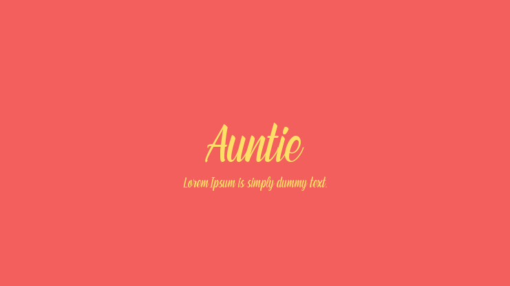 Auntie Font