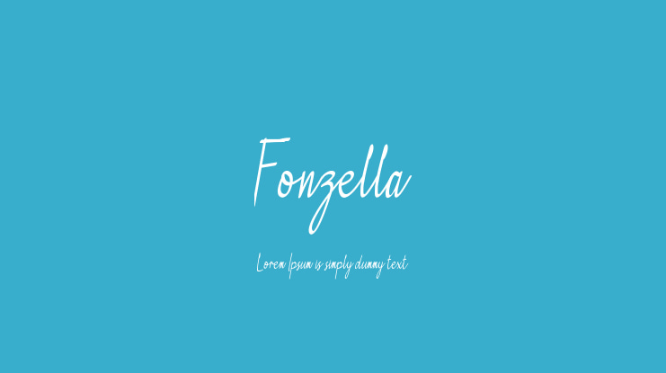 Fonzella Font