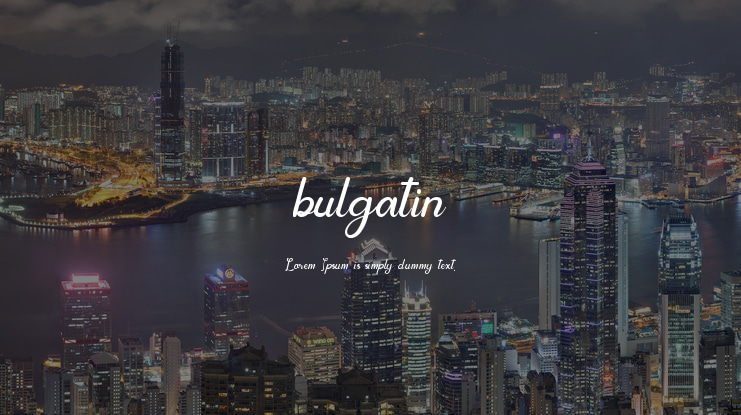 bulgatin Font