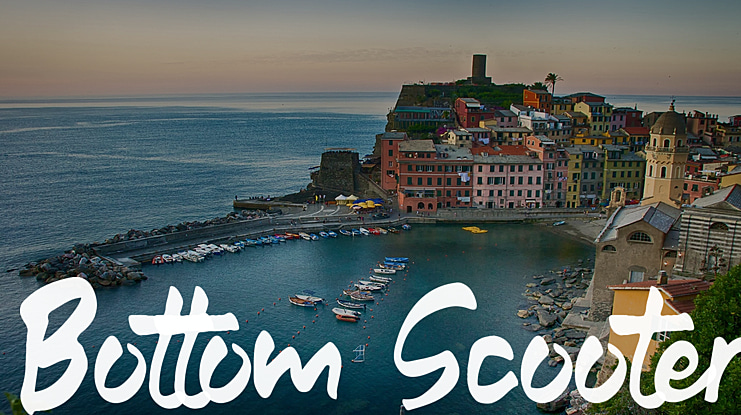 Bottom Scooter Font