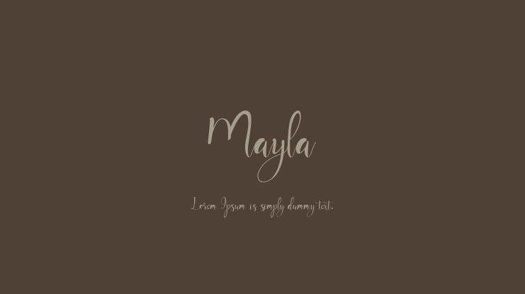 Mayla Font