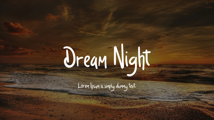 Dream Night Font