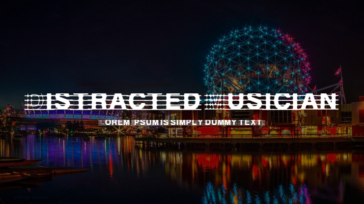 Distracted Musician Font