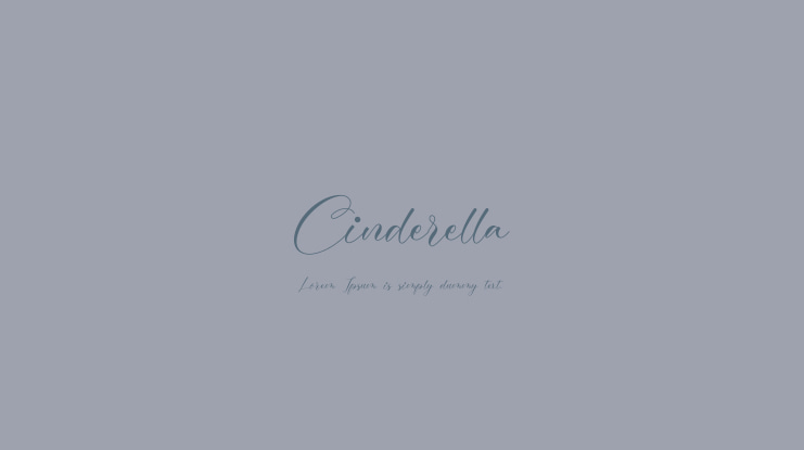 Cinderella Font
