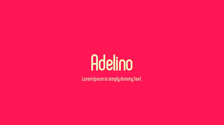 Adelino Font Family
