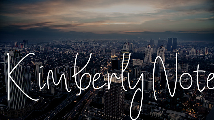 Kimberly Note Font