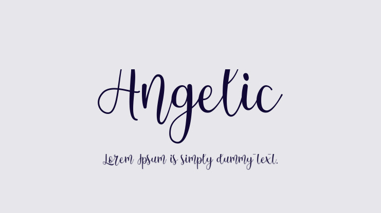 Angelic Font