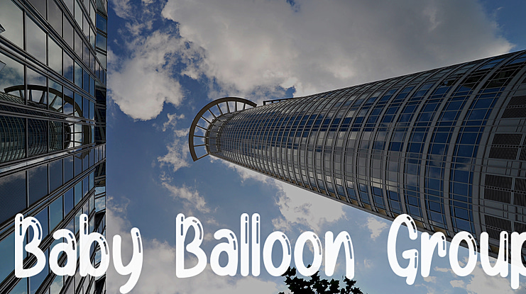 Baby Balloon Group Font Family