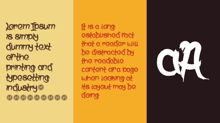 Bless The Galling Font