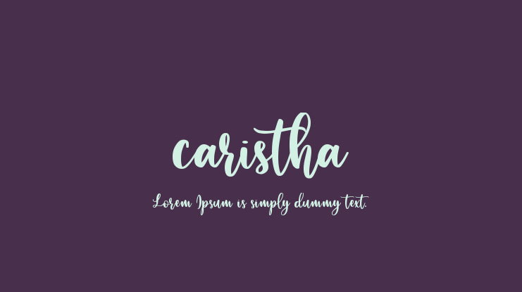 caristha Font