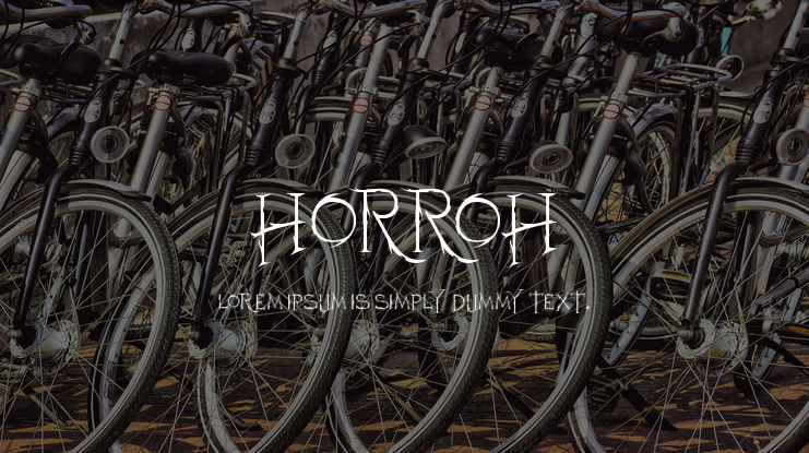 Horroh Font