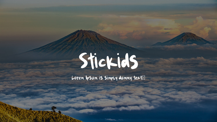 Stickids Font