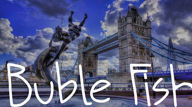 Buble Fish Font