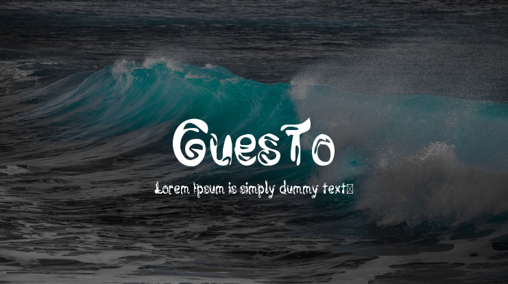 GuesTo Font