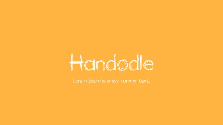 Handodle Font