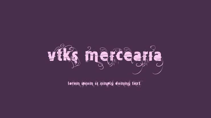Vtks Mercearia Font
