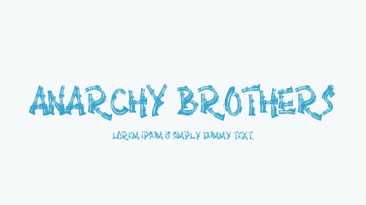Anarchy Brothers Font