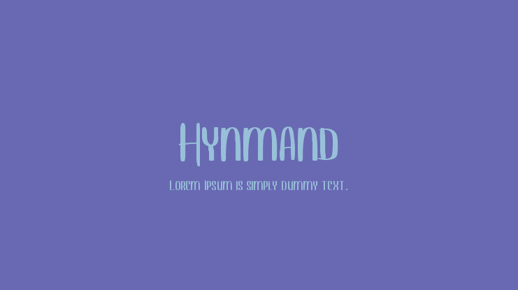 Hynmand Font