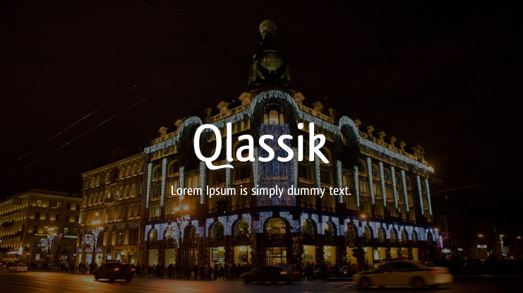 Qlassik Font Family