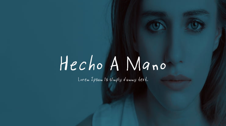 Hecho A Mano Font