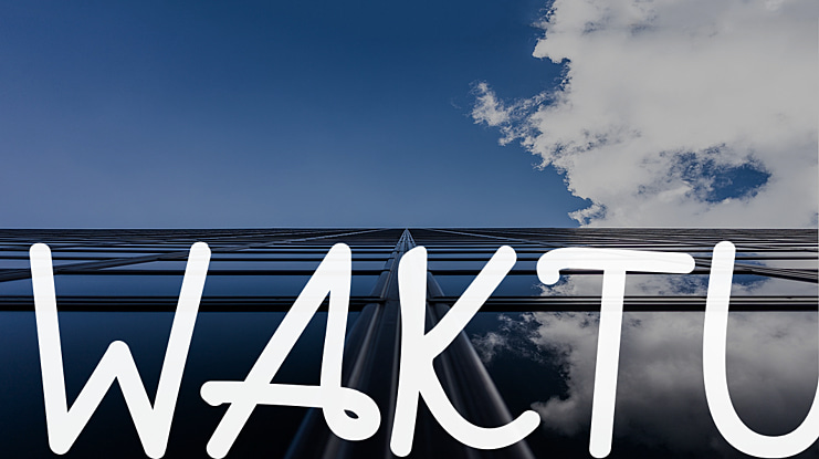 WAKTU Font