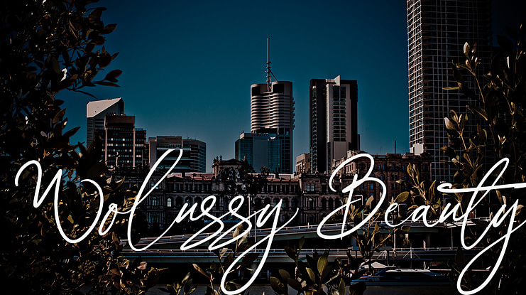 Wolussy Beauty Font