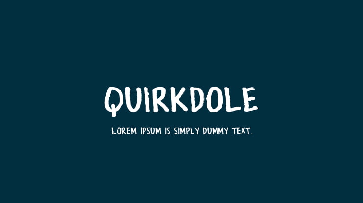 Quirkdole Font
