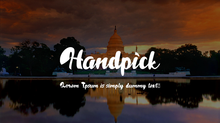 Handpick Font