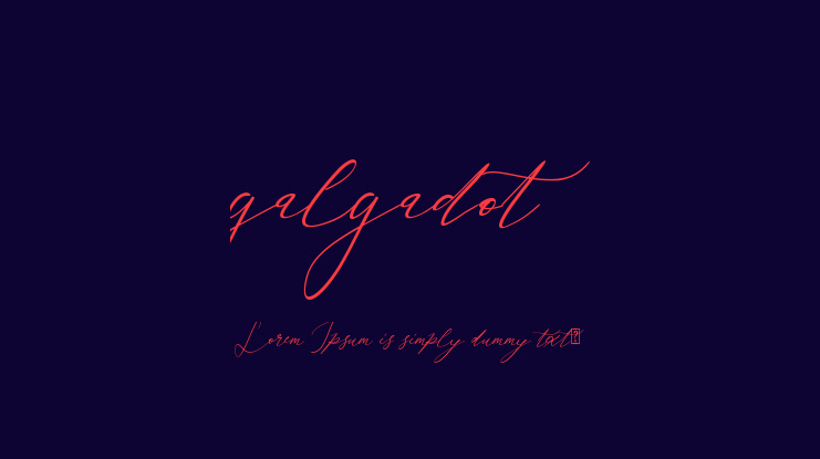 galgadot Font
