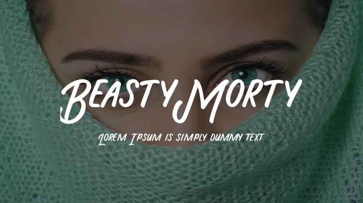 Beasty Morty Font
