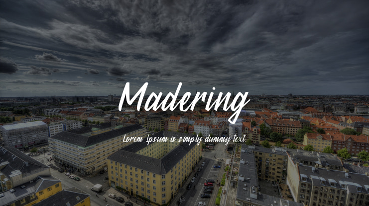 Madering Font