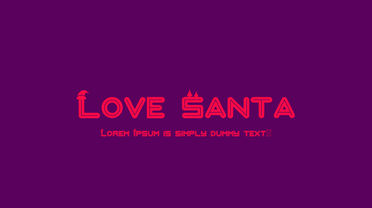 Love Santa Font