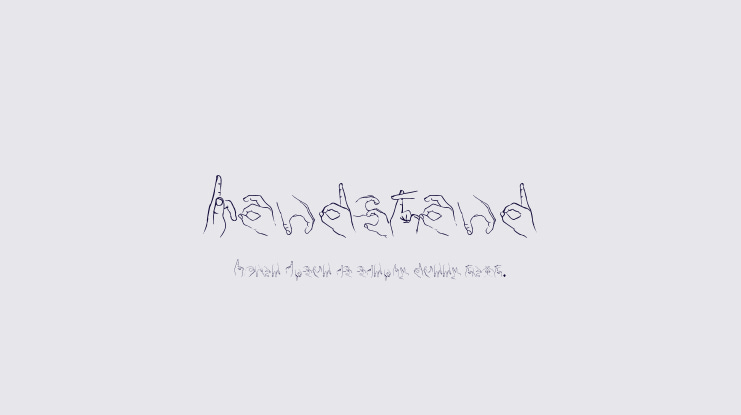 Handstand Font
