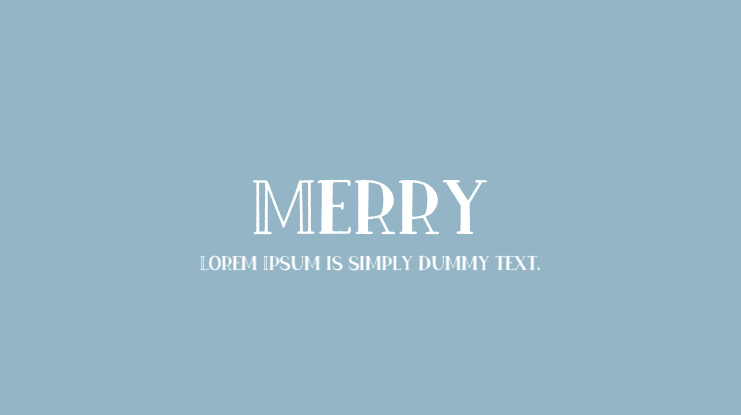 Merry Font