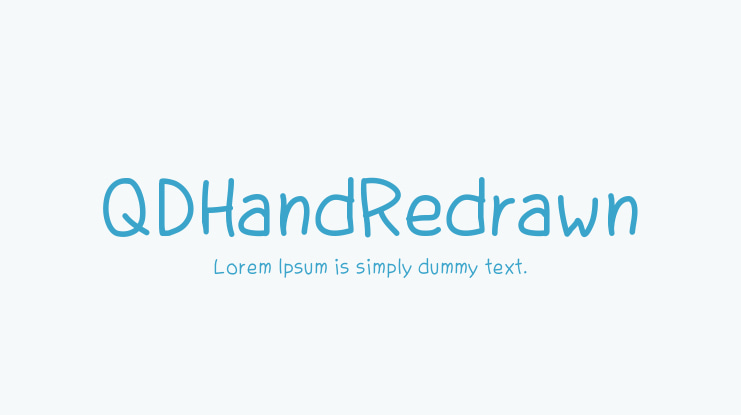 QDHandRedrawn Font